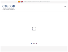 Tablet Screenshot of ciglob.org